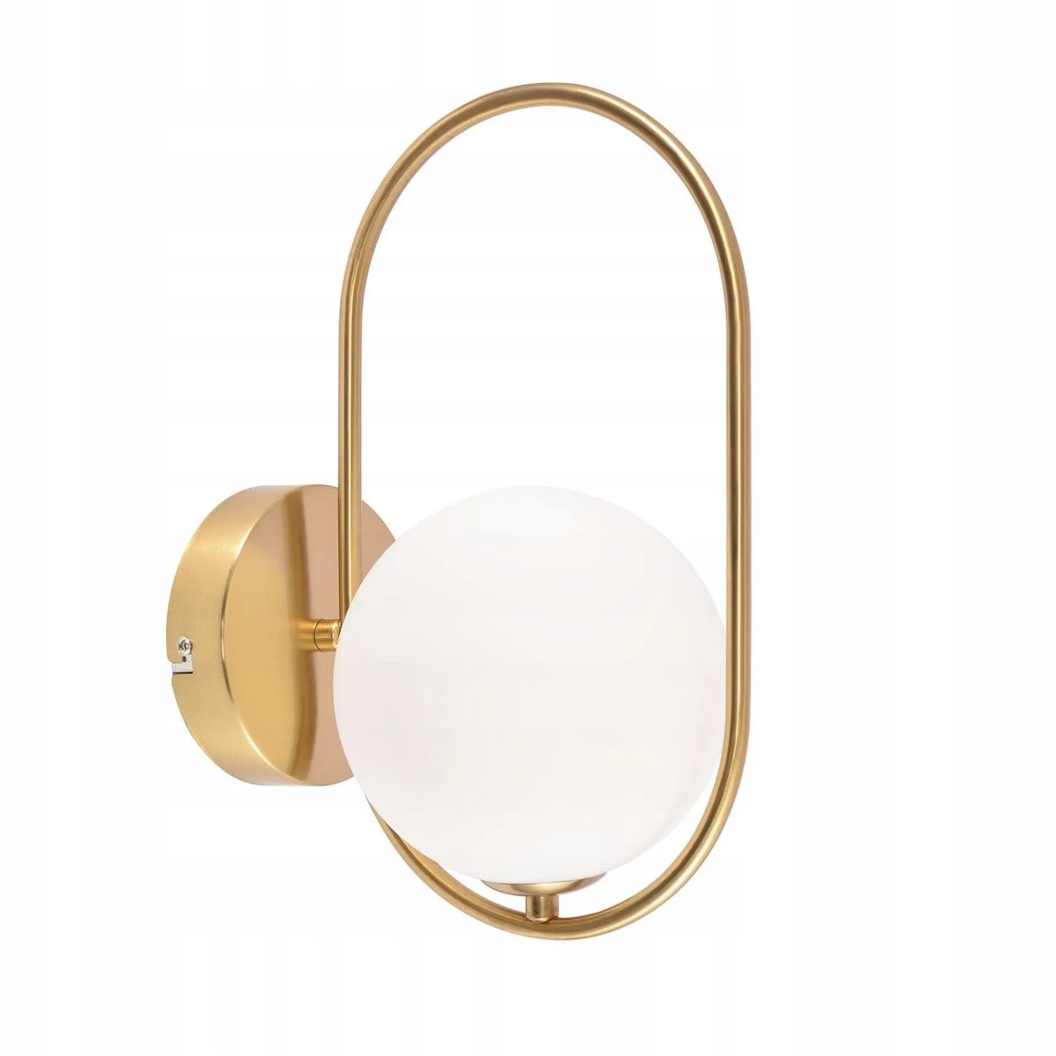 ZMH Wandleuchte Innen 1-flammig G9 Gold Glas Metall Modern
