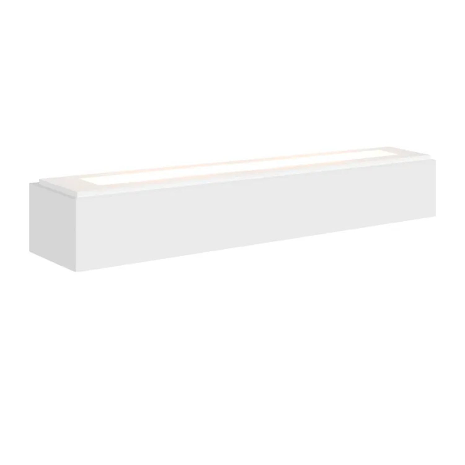 ZMH Wandleuchte G9 Weiß Up Down Design L 52cm Gips Modern Hallampe
