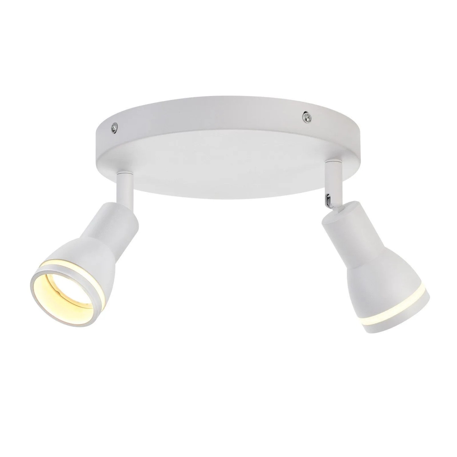ZMH LED Deckenstrahler 6 Flammig Weiß Schwenkbar GU10 Spot Modern ohne Leuchtmittel