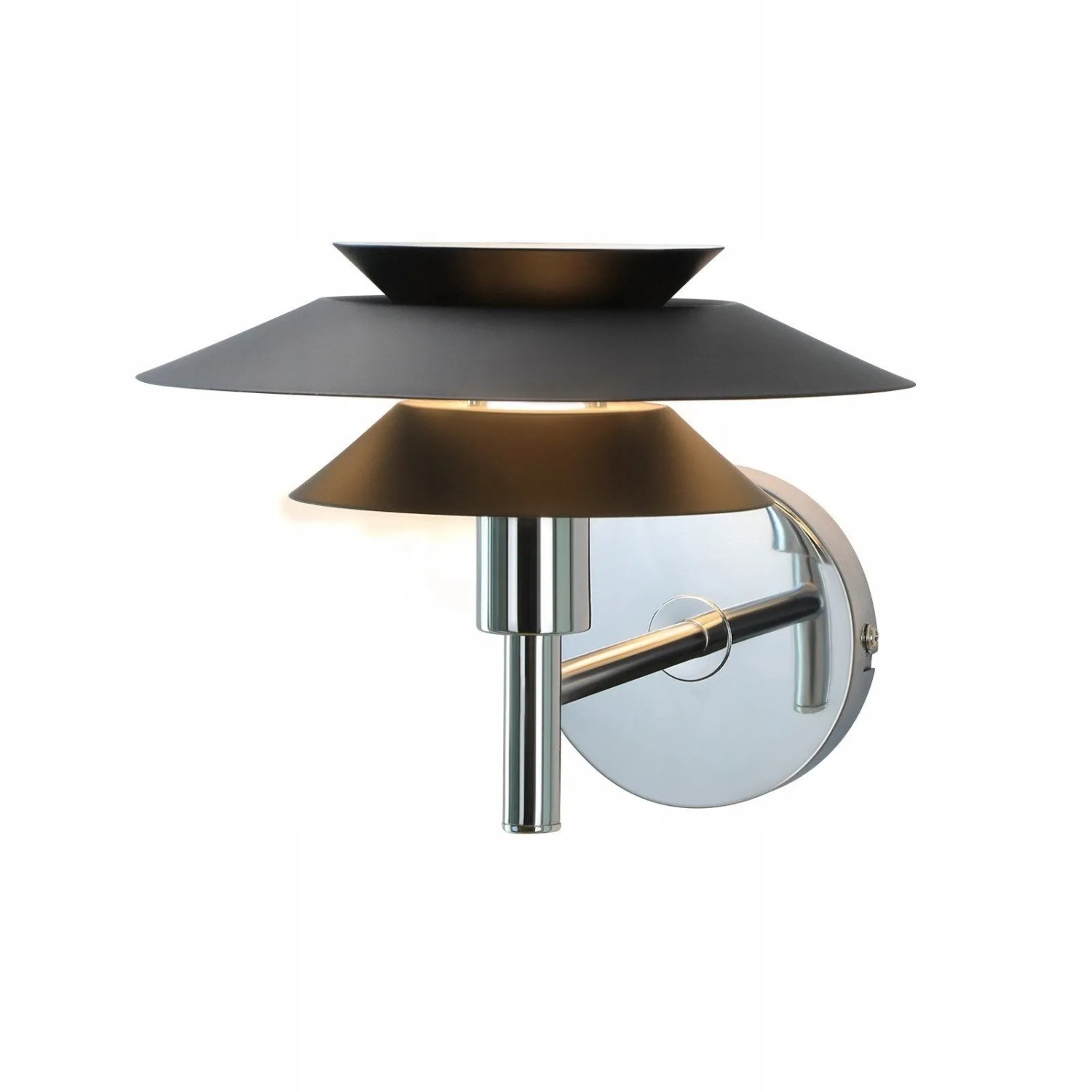 ZMH Wandleuchte Schwarz 1-flammig G9 Innenwandlampe Metall Modern Kreativ