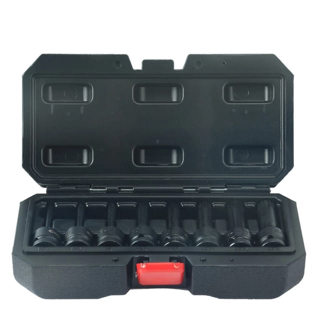 CCLIFE XZN Bit Stecknuss Satz 8-tlg. 1/2 Zoll M5-M18 mit Koffer
