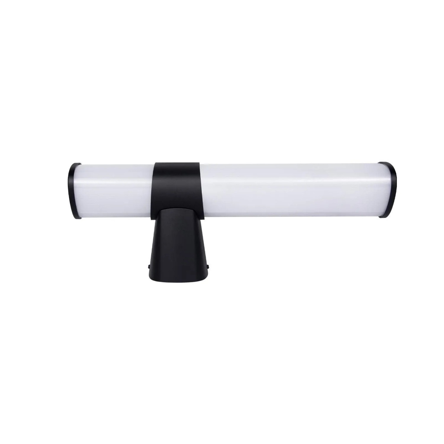 NETTLIFE Wandleuchte aus Kunststoff L35cm Schwarz 1er-Set
