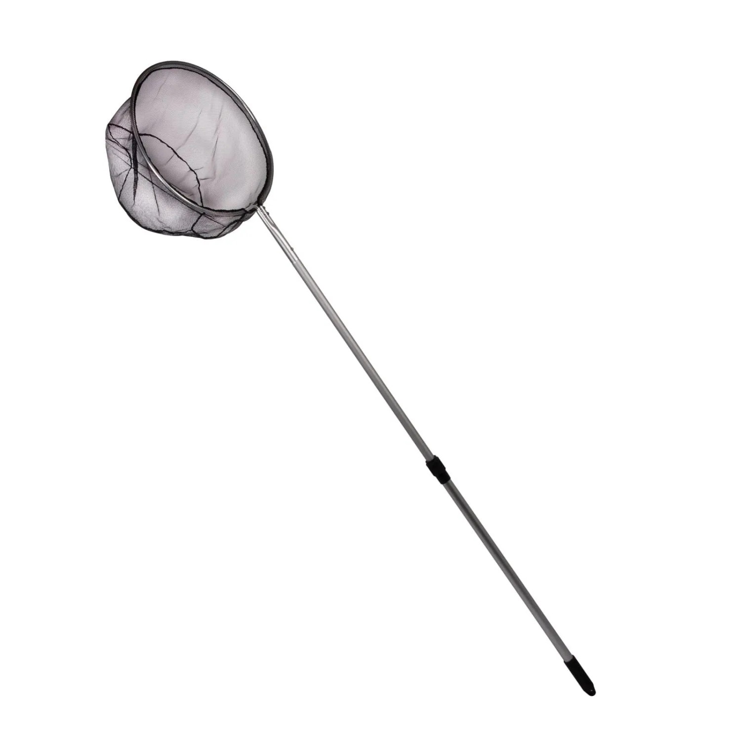Wagner GREEN Teichkescher mit Teleskopstange Stabil Feinmaschig Rund 80 bis 140cm Ø35cm 35 cm