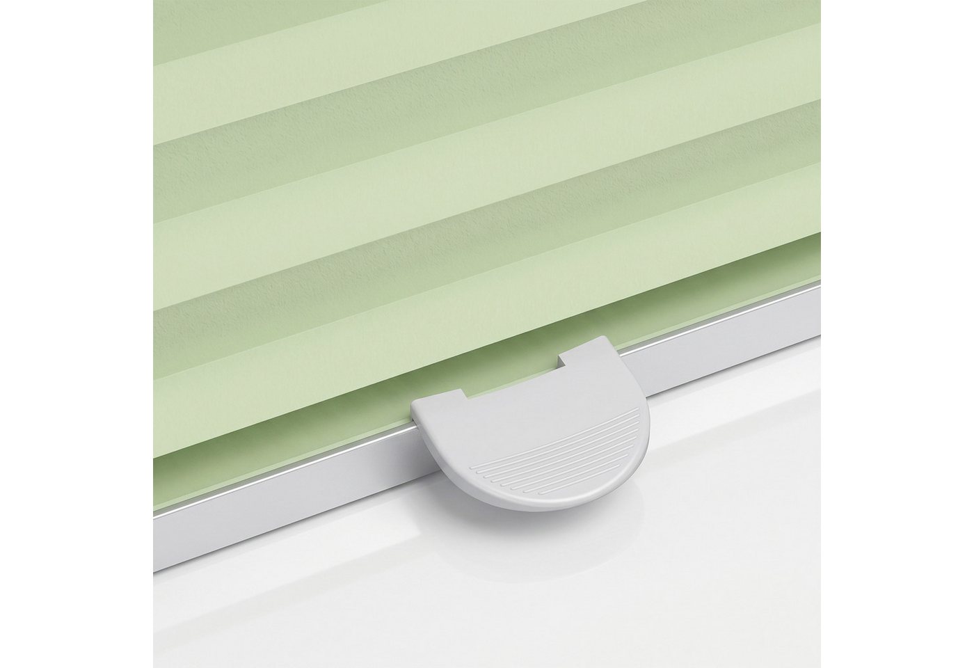 Sekey Plissee Faltrollo Klemmfix ohne Bohren Grün 60x120cm Bild 4