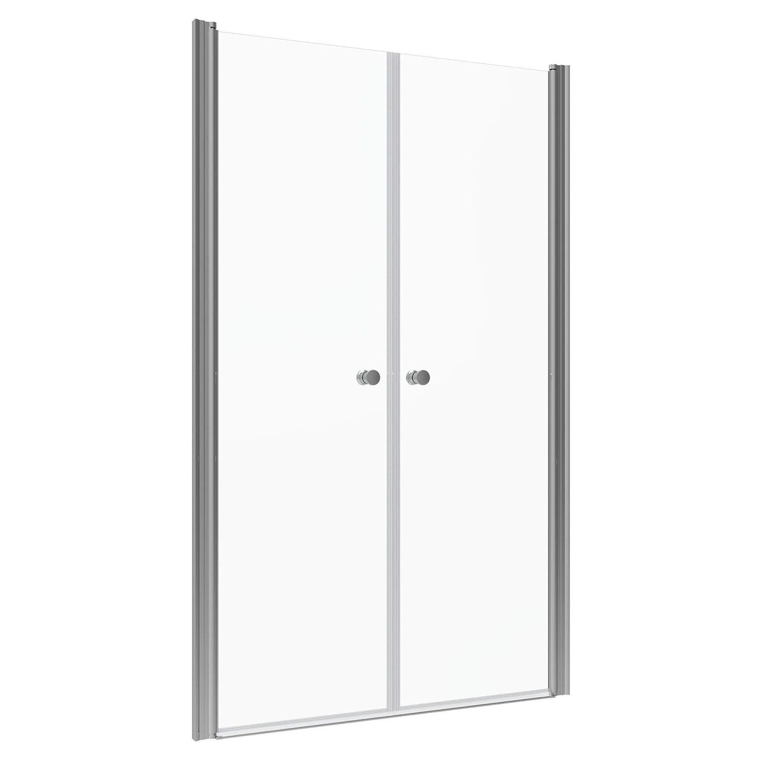 Aquabatos 85 x 195 cm Duschkabine Nischentür Duschtür Glas Schwingtür 6 mm ESG Sicherheitsglas Pendeltür für Dusche Glastür mit Nano Beschichtung