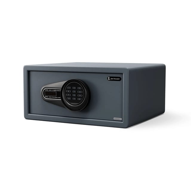 JAN NOWAK Elektronischer Hotelsafe Mit Zahlenschloss Für Einen 15-Zoll-Laptop Und Dokumente 200 × 420 × 370 mm ALFRED
