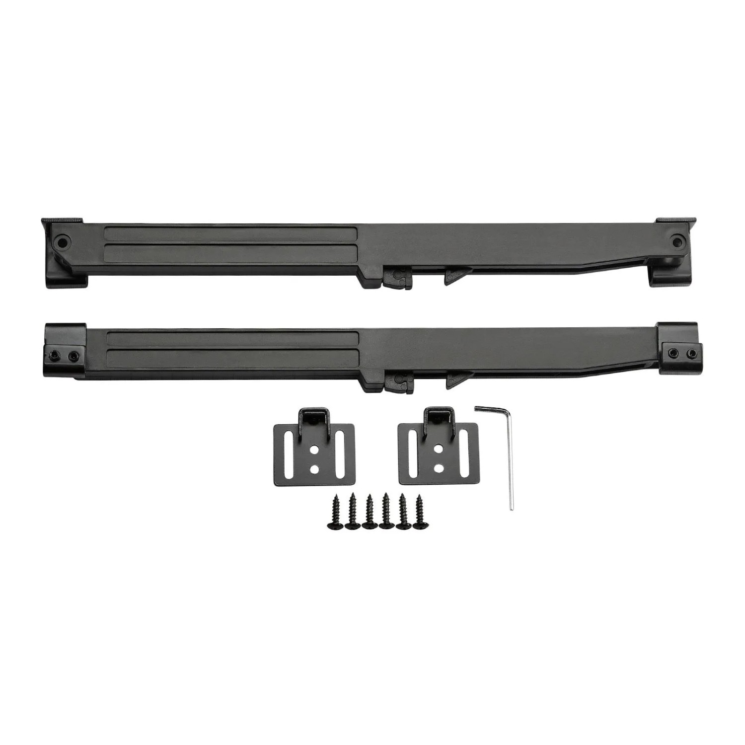 SOTECH Soft Close Dämpfer Set für Schiebetüren 2 Stück Links und Rechts Stahl Schwarz