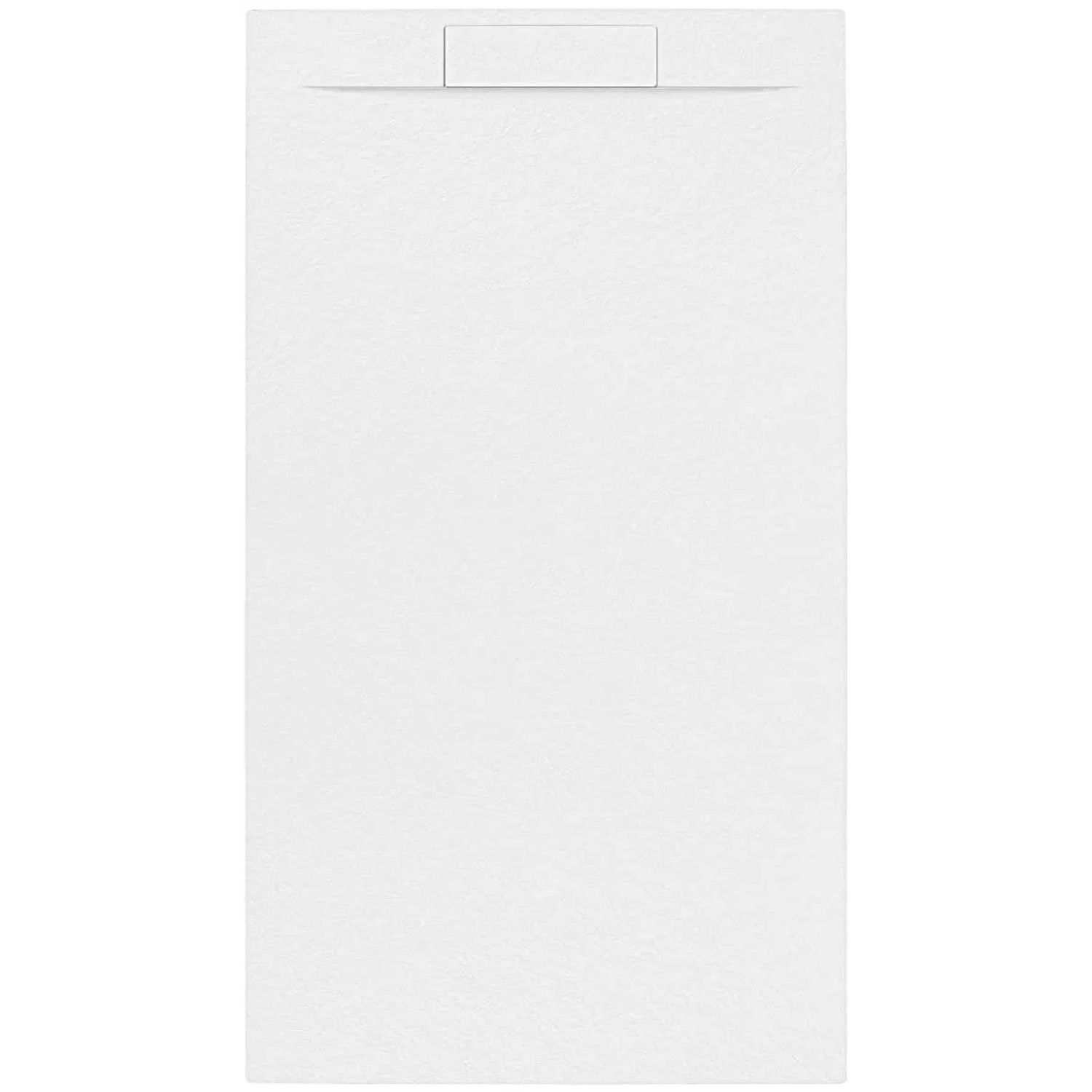 Swiss Aqua Technologies Duschwanne Rechteckige Duschtasse Gussmarmor Rutschfest 90x160CM Weiß