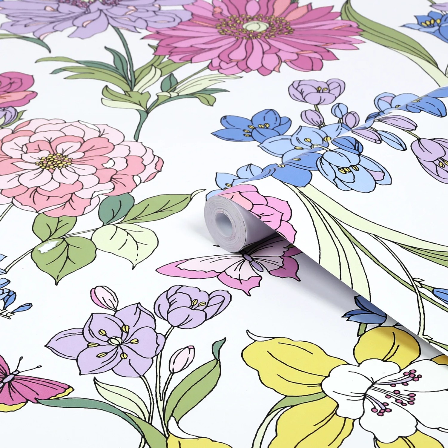 Laura Ashley Vliestapete Gilly Multi Mehrfarbig FSC®