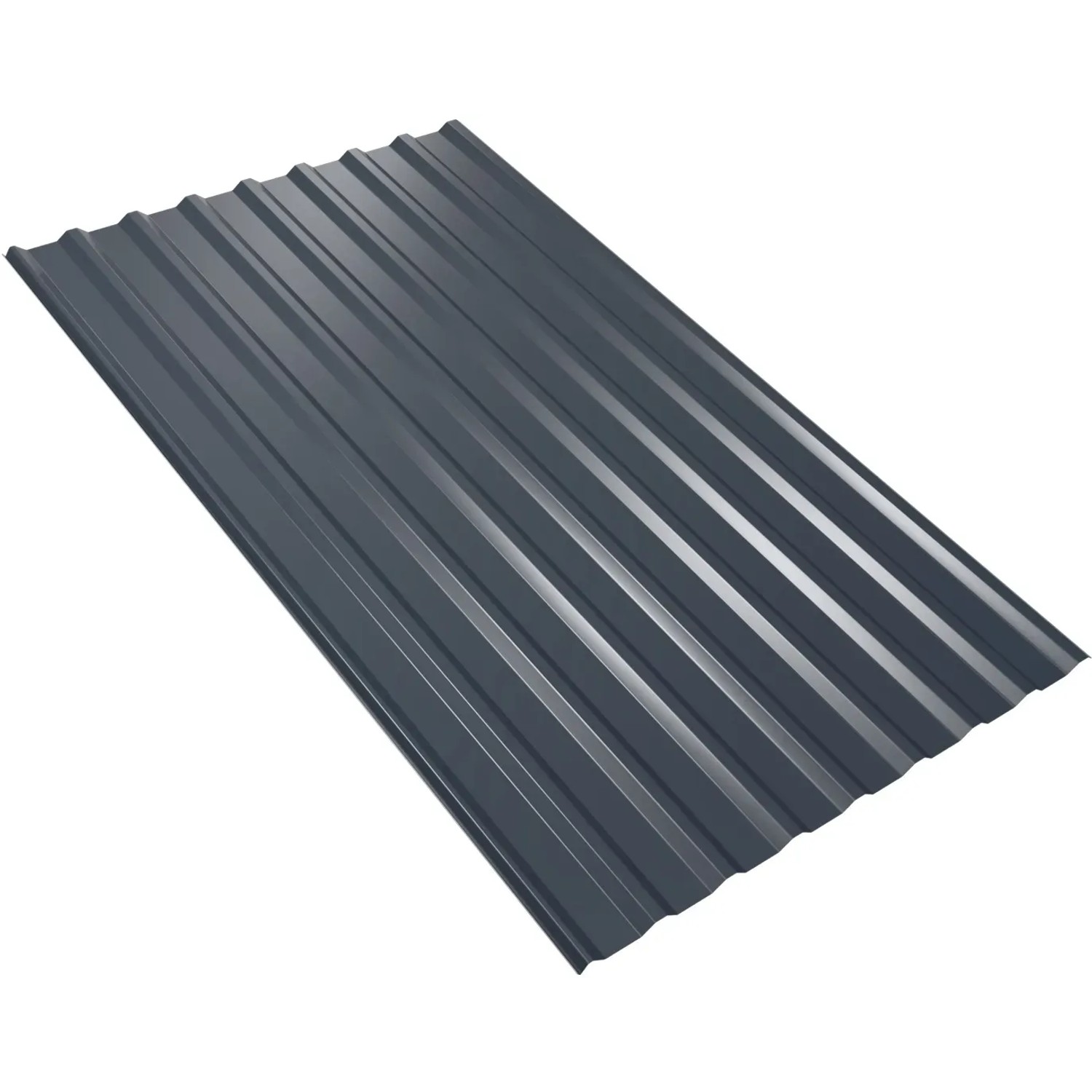 Weckman Stahl-Trapezprofil Anthrazit B: 1135 mm x L: 3700 mm Stärke 0,4 mm