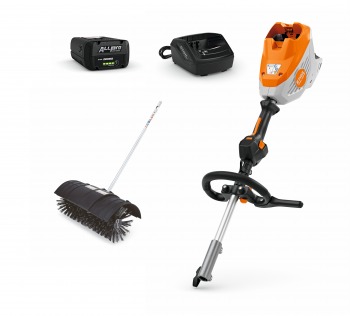 STIHL KMA 140.0 R-B + ALLPRO Akku AP 300.0 P + AL 101 Ladegerät + KB-KM Kehrbürste