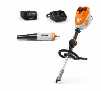 STIHL KMA 140.0 R-B + ALLPRO Akku AP 300.0 P + AL 101 Ladegerät + BG-KM Blasgerät