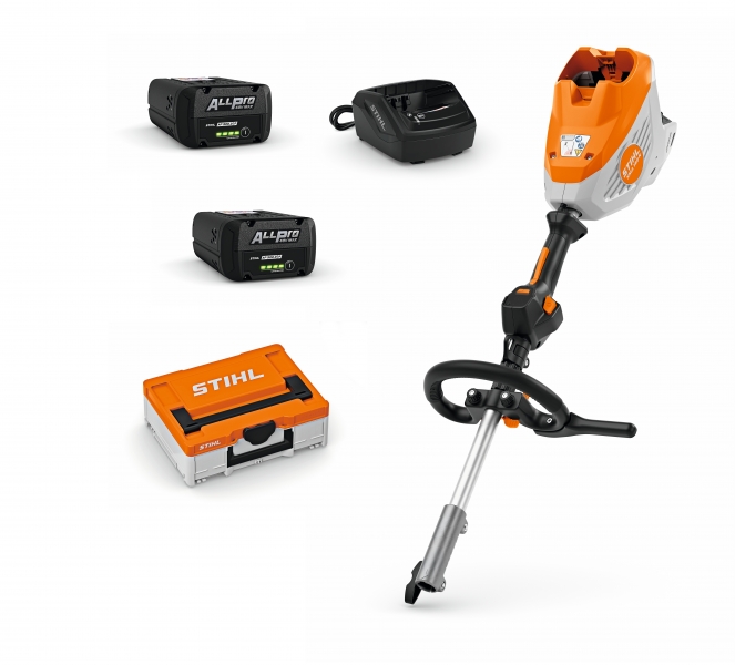 STIHL KMA 140.0 R-B mit 2x Akku AP 300.0 P und Ladegerät AL 101 in Akku-Box S Bild 2