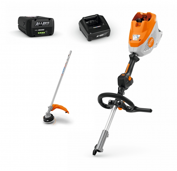 STIHL KMA 140.0 R-B + ALLPRO Akku AP 300.0 P + AL 301.1 Ladegerät + FS-KM mit AutoCut 26-2 Sense mit Mähkopf Bild 2