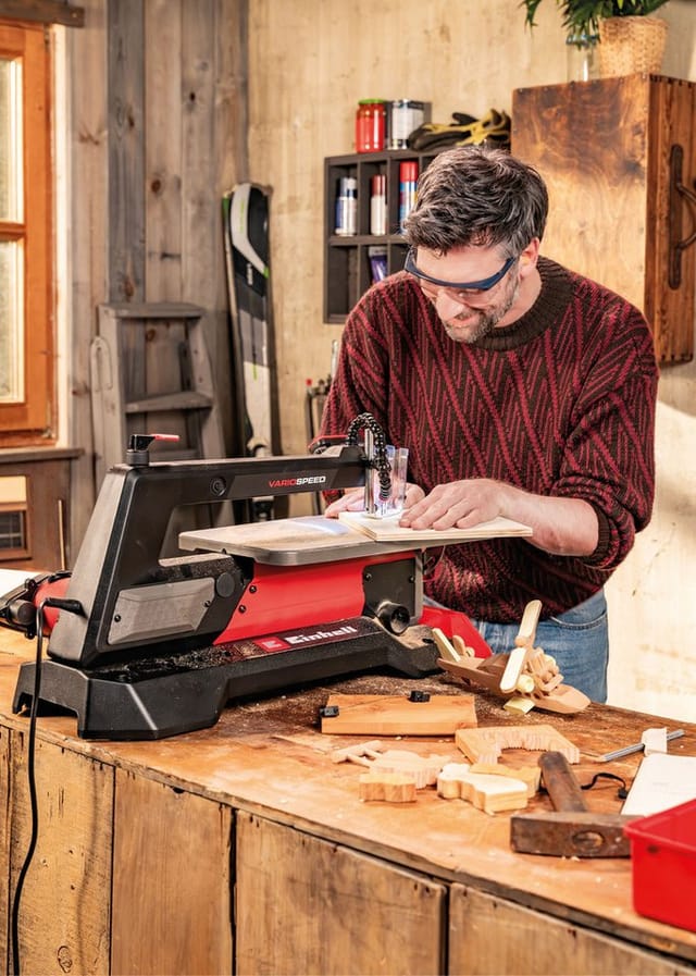 Einhell Dekupiersäge 'TE-SS 406 Vario FP' 130 W mit Fußschalte