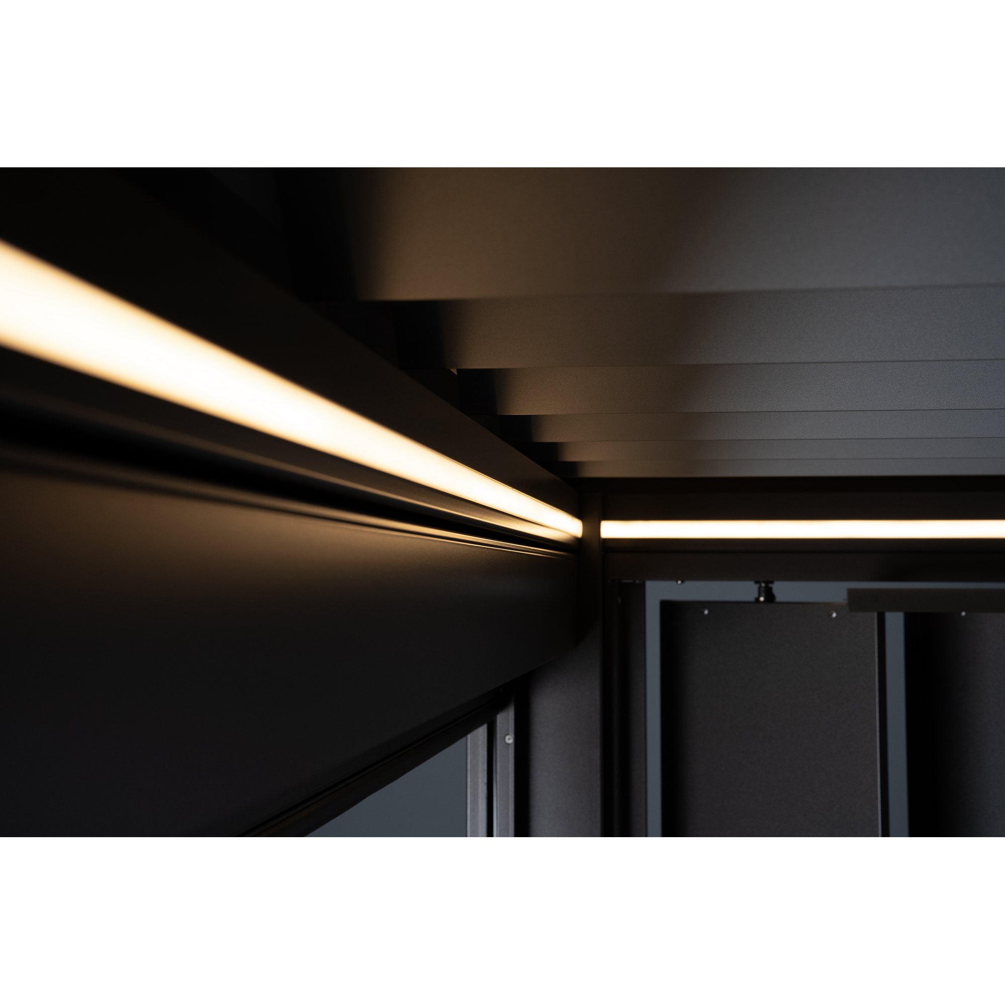 Biohort LED-Pergolabeleuchtung 85,12 W 10080 lm warmweiß 560 cm