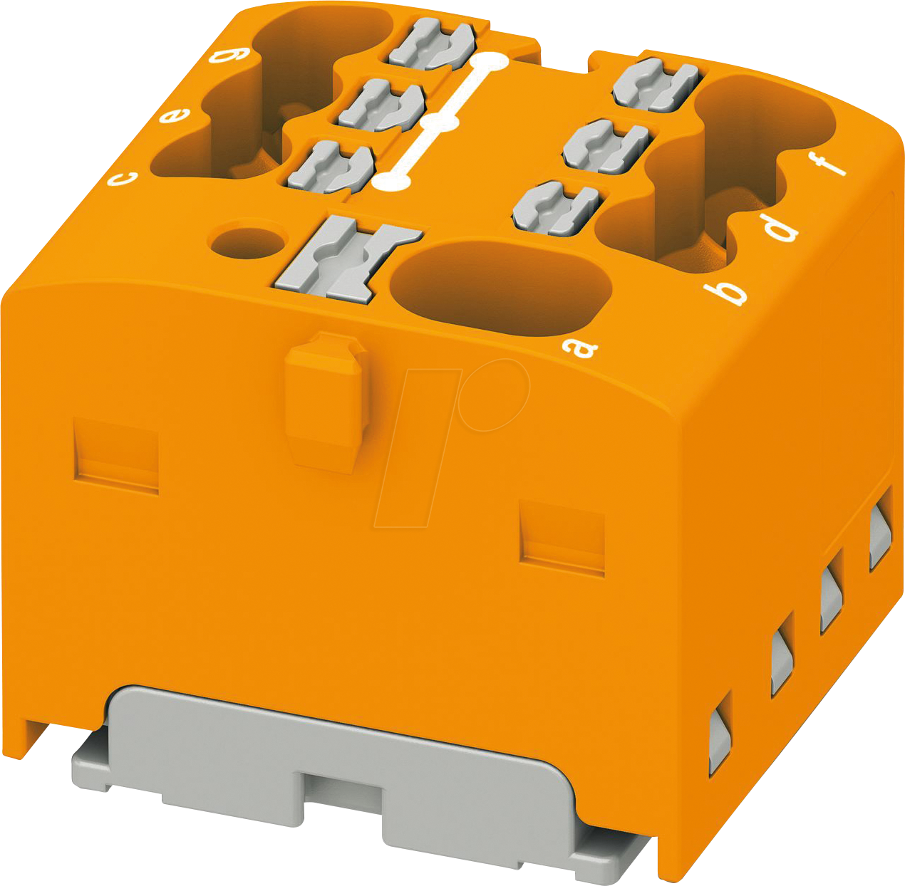 PHOE 1047475 - Verteilerblock PTFIX, 4/6x1,5, orange