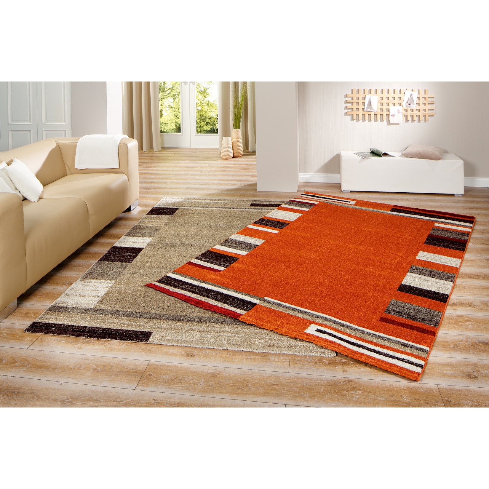 Peyer Syntex 1 Teppich Amber 149 Bordüre Fb.terra Gr.240/330cm