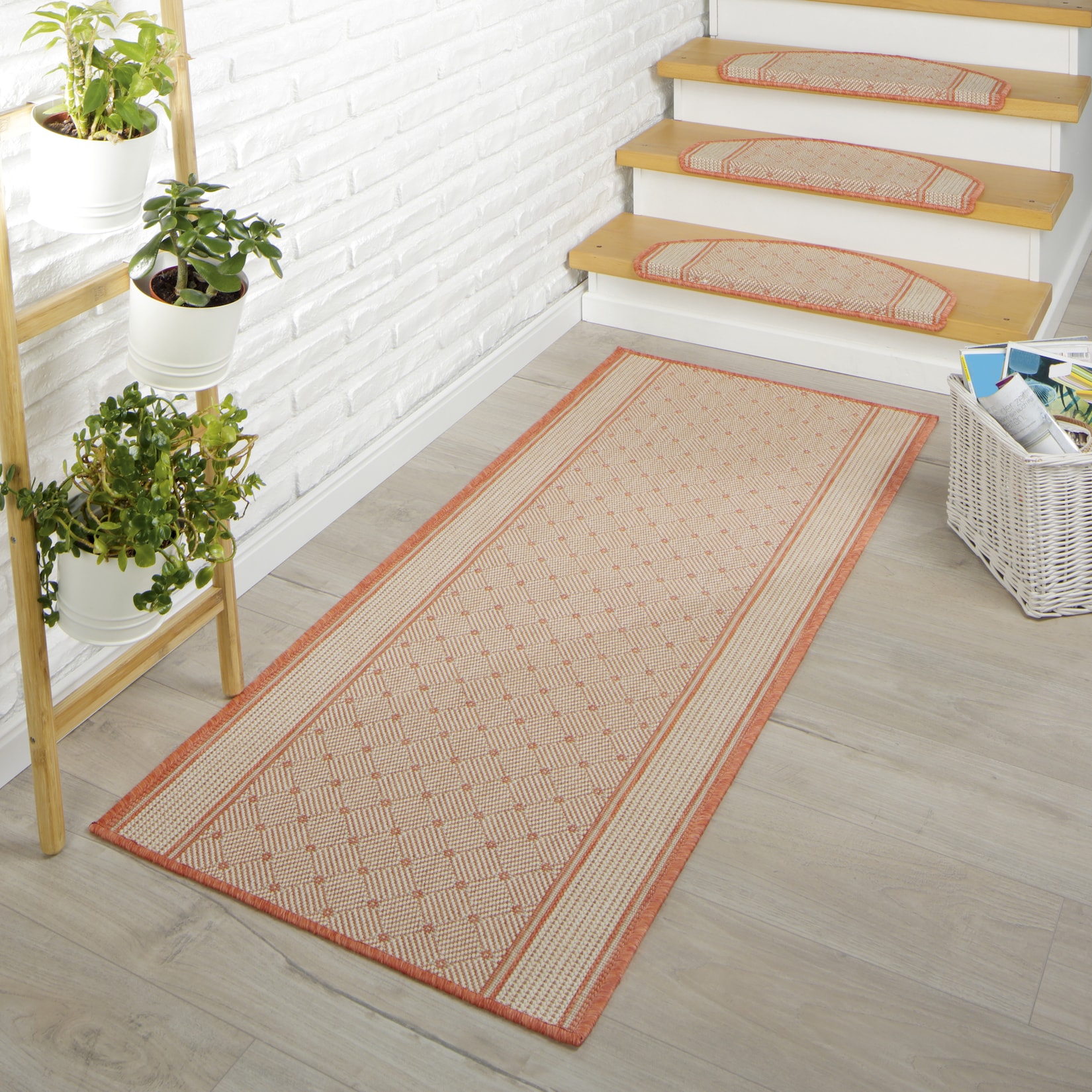 Peyer Syntex 1 Teppich Clara Bordüre Fb.terra 200/290 cm