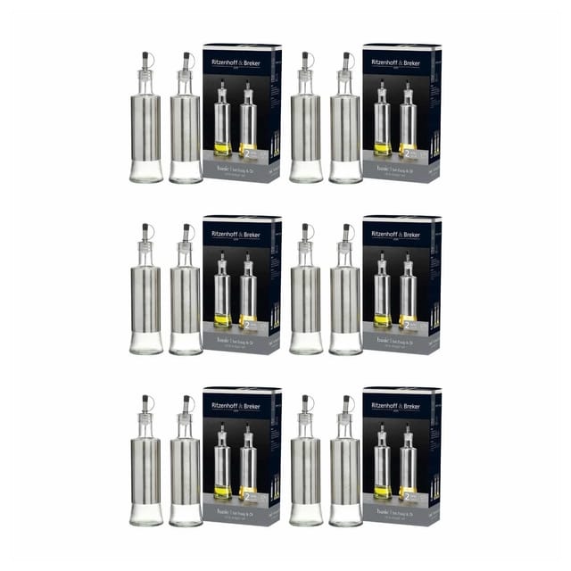 Ritzenhoff & Breker Essig & Öl Flaschen Basic 320 ml 12er Set