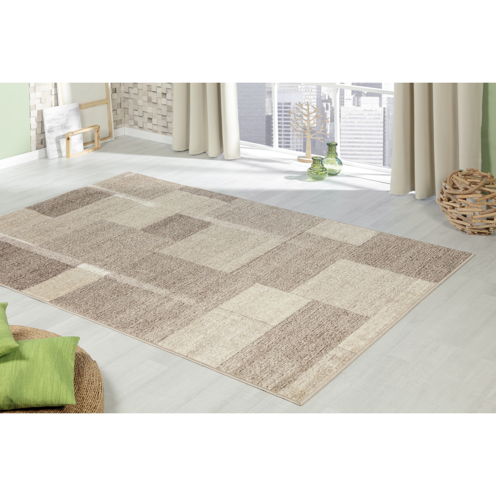 Peyer Syntex 1 Teppich Daffi/YLVA 13027 grau-190 160/230 cm