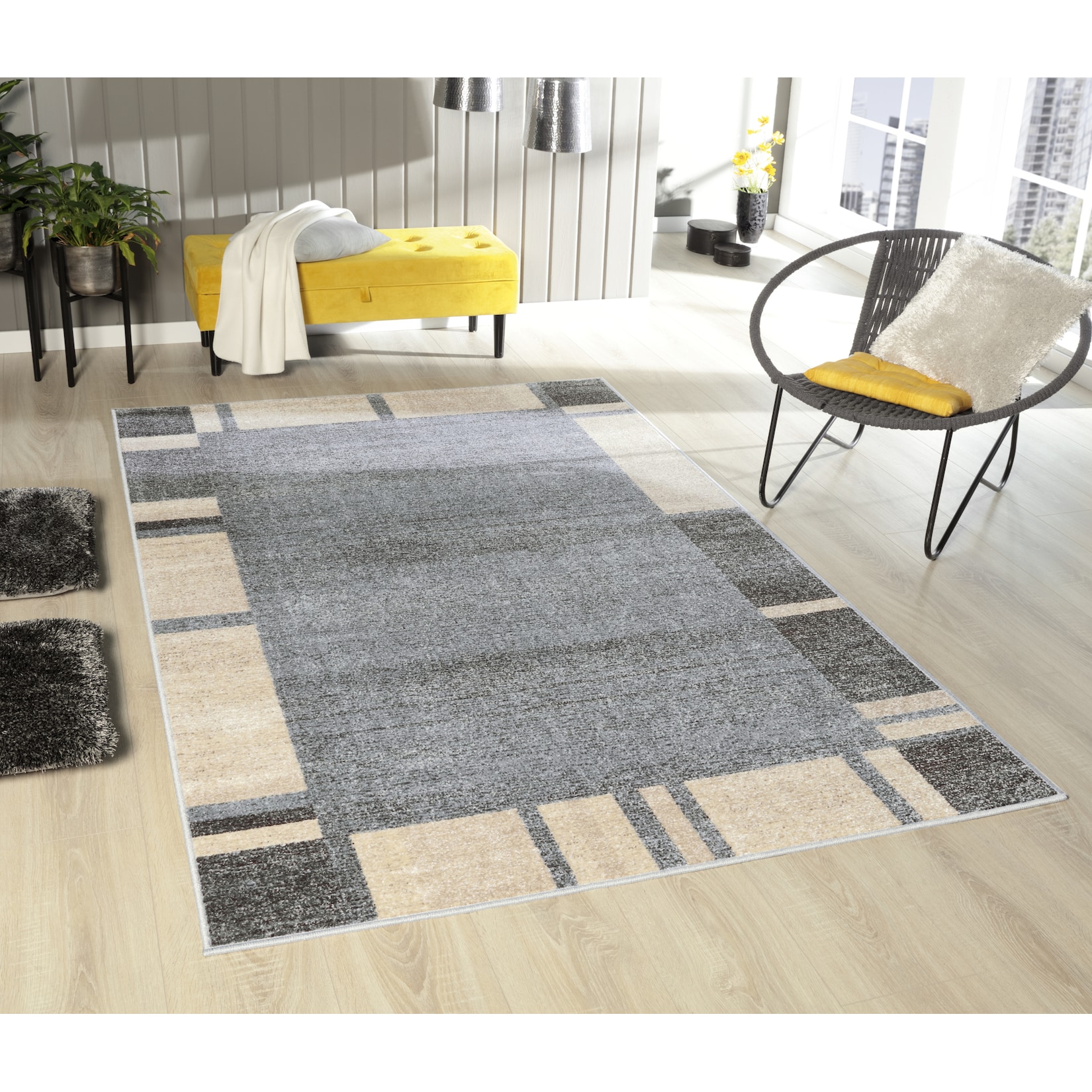 Peyer Syntex 1 Teppich Daffi/YLVA 13025-190 grau 80/150 cm