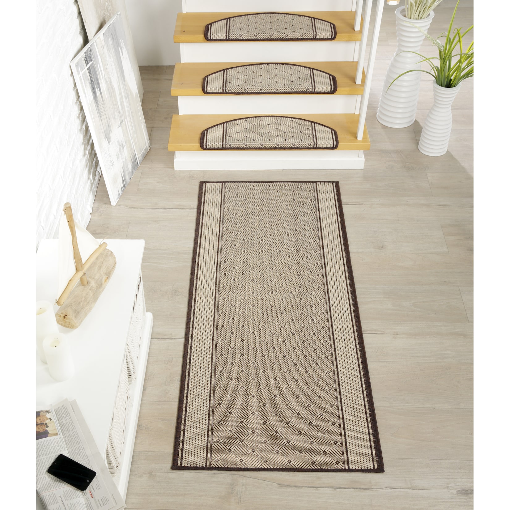 Peyer Syntex 1 Teppich Clara Bordüre Fb.braun 160/230 cm