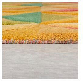 FLAIR RUGS Läufer Reverie, rechteckig, Höhe: 10 mm, aus Naturfaser, 100% Wolle, mehrfarbig, geometrisches Muster, Läufer Bild 4