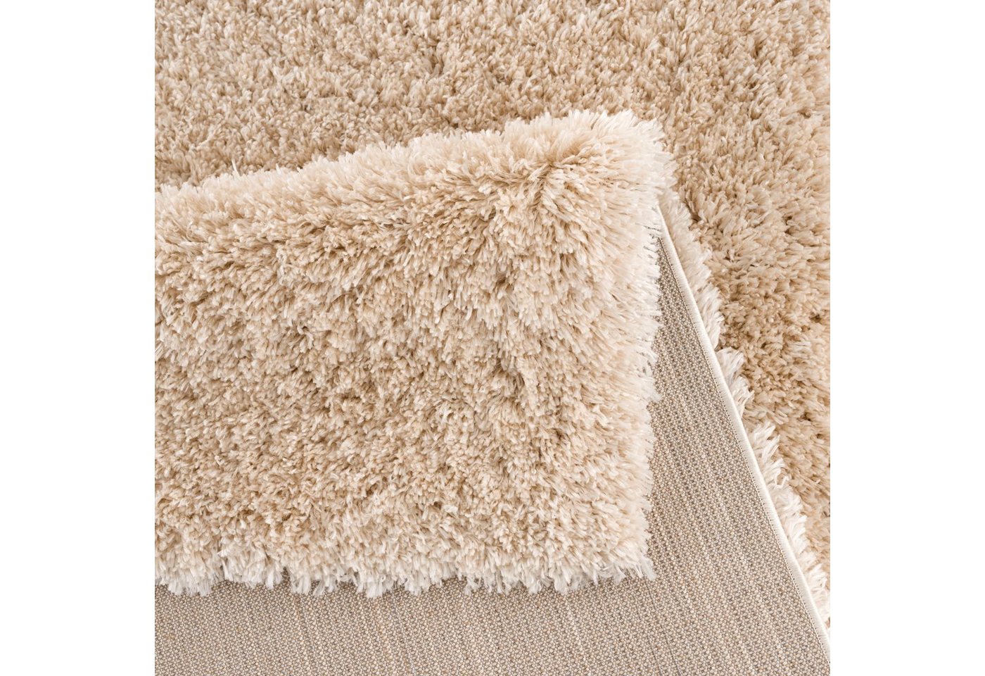Sanat Hochflor-Teppich Porto, auch als Läufer und in Rund erhältlich, rechteckig, Höhe: 45 mm, Wohnzimmer, Langflor, Shaggy,weich Bild 4