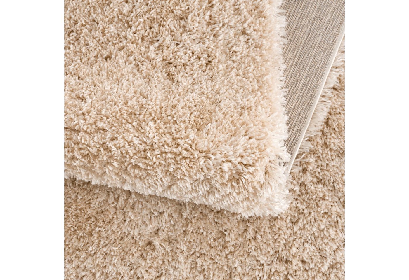 Sanat Hochflor-Teppich Porto, auch als Läufer und in Rund erhältlich, rechteckig, Höhe: 45 mm, Wohnzimmer, Langflor, Shaggy,weich Bild 5
