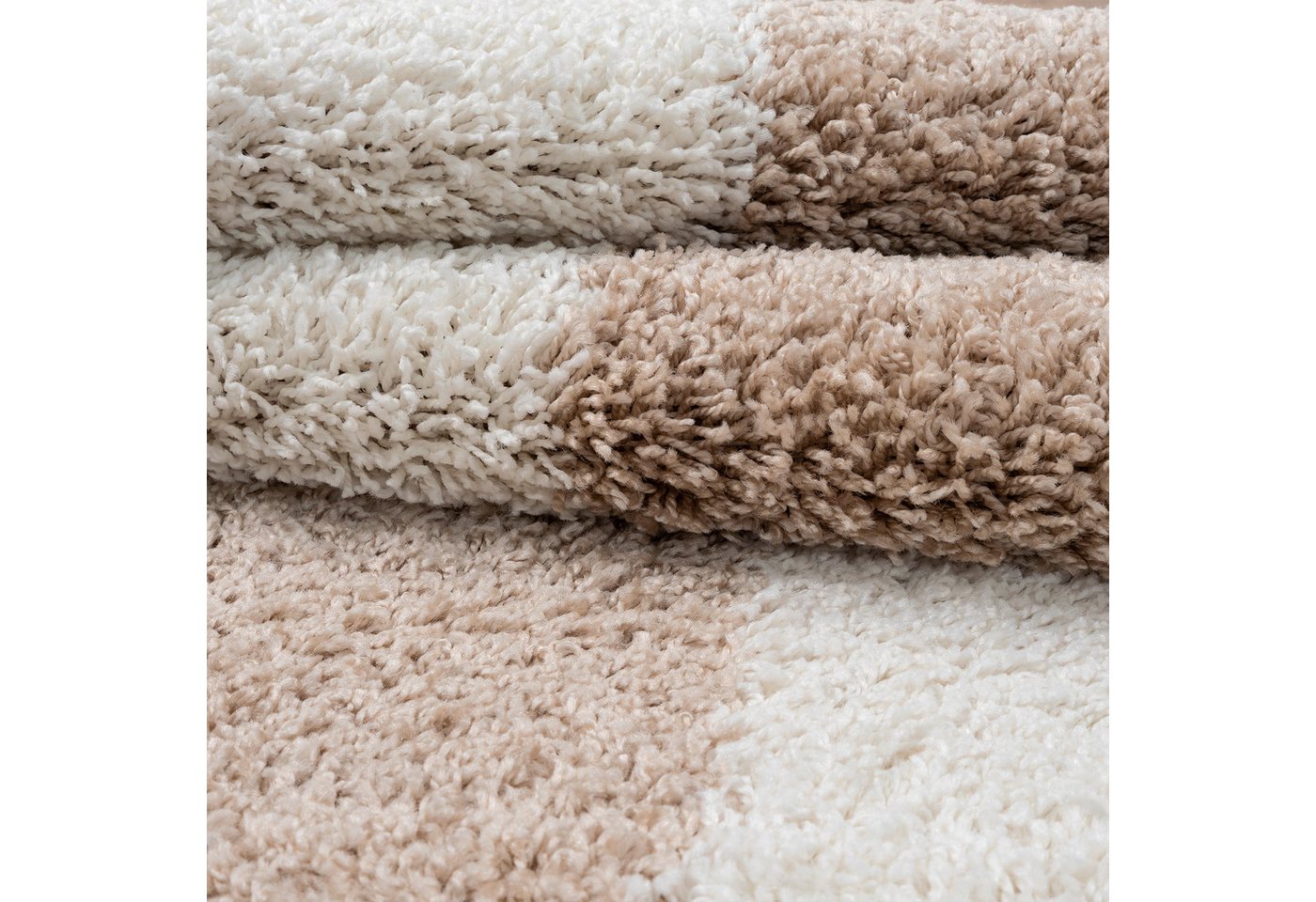 Sanat Hochflor-Teppich Milano 1254, auch als Läufer und in Rund, rechteckig, Höhe: 30 mm, Langflor, Shaggy, Wohnzimmer, Schlafzimmer, fußbodenheizungsgeeignet Bild 4