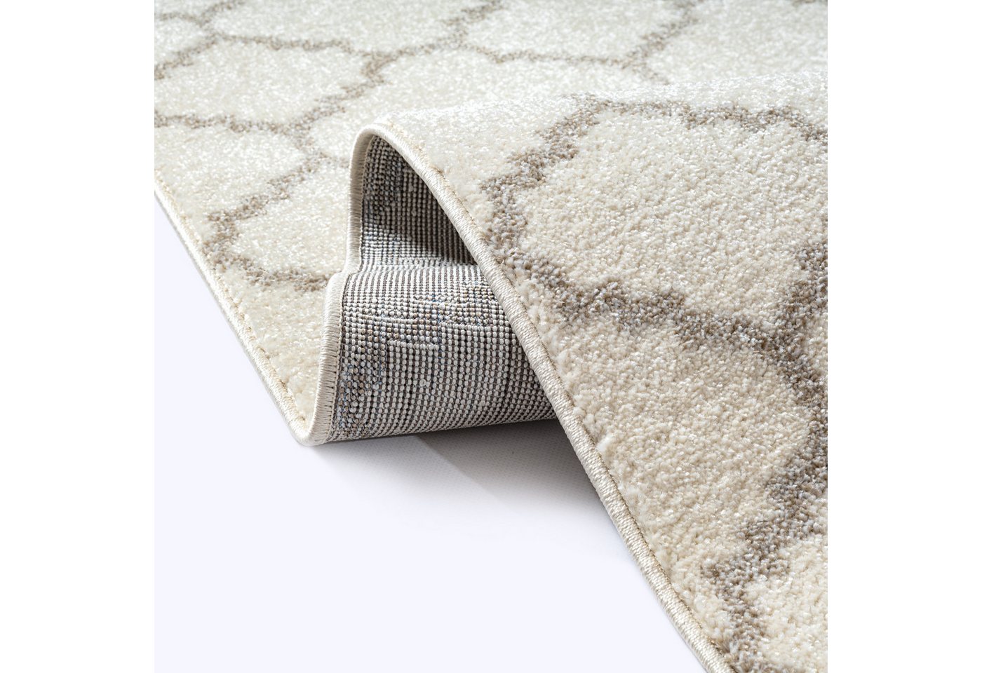 Sanat Teppich Boho 8202, auch als Läufer und in Rund, rechteckig, Höhe: 10 mm, Kurzflor, robust, Boho, Scandic, für Fussbodenheizung geeignet Bild 2