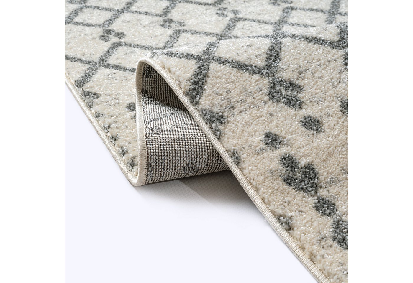 Sanat Teppich Boho 8203, auch als Läufer und in Rund, rechteckig, Höhe: 10 mm, Kurzflor, robust, Boho, Scandic, für Fussbodenheizung geeignet Bild 4