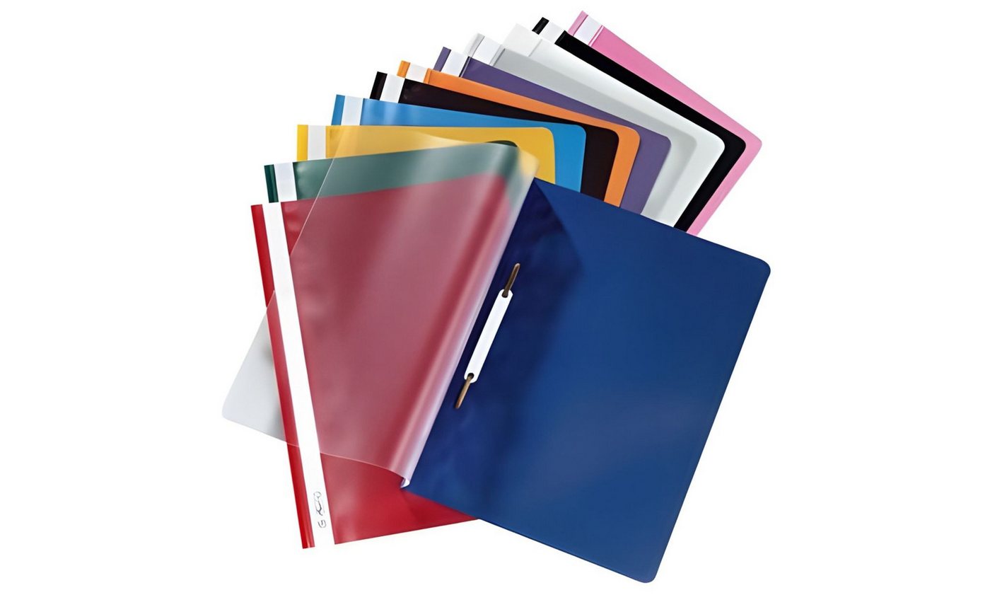 Herlitz Hefter Herlitz Schnellhefter A4 PP weiss transparenter Vorderdeckel