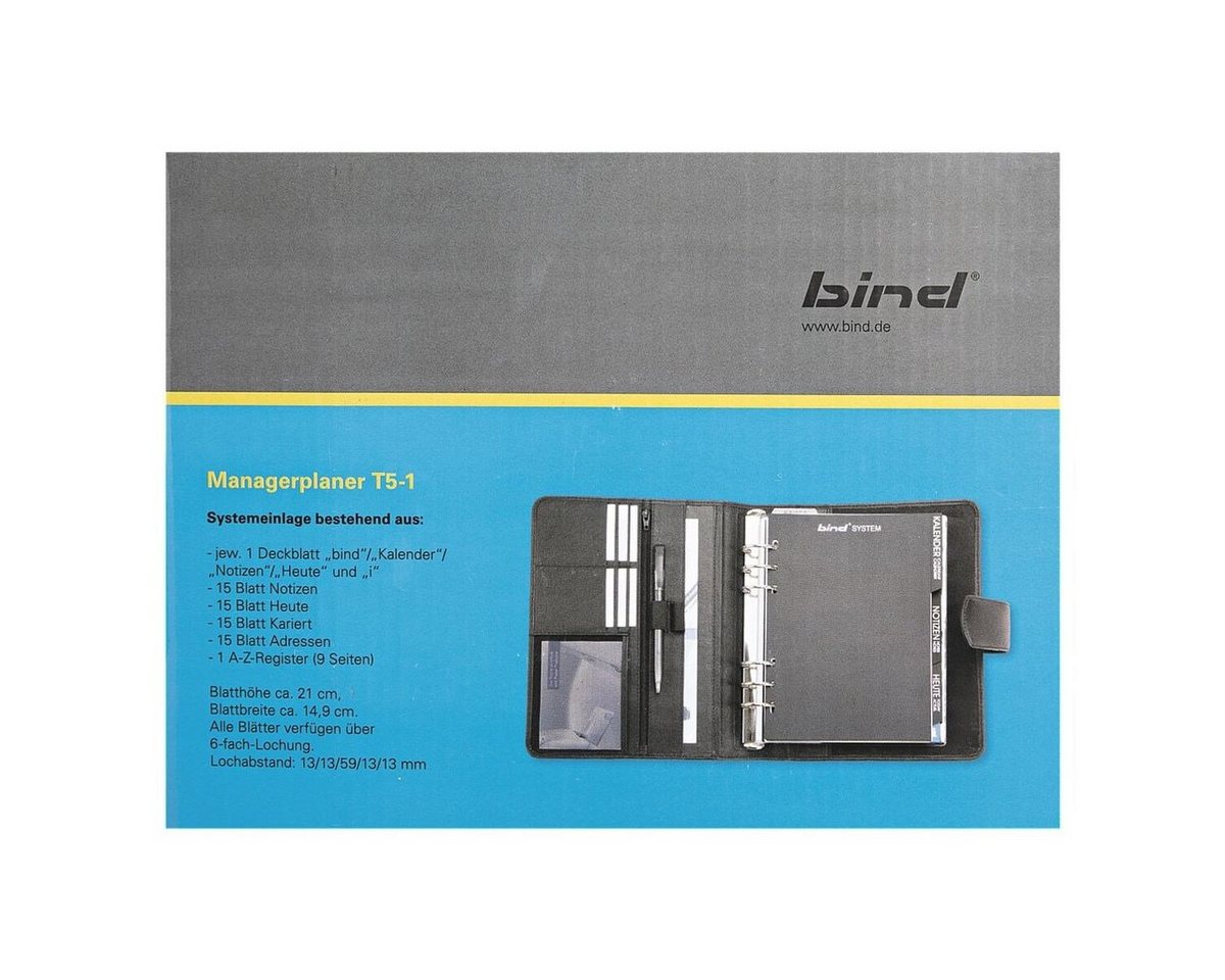 BIND Terminplaner T5-1, jährlich aktualisierbar, (ohne Kalendereinlage) Bild 2