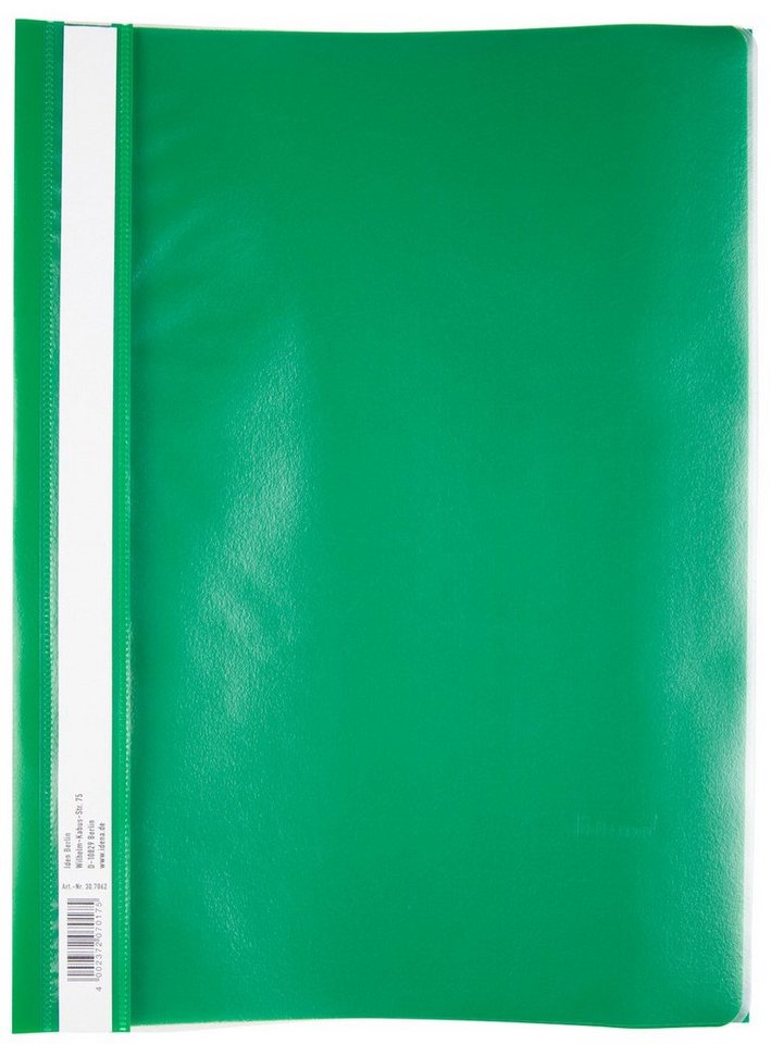 Idena Hefter Idena Schnellhefter A4 PP grün extra stark Bild 3