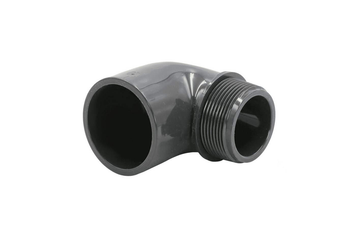 HAF Rohrverbinder 1-10x PVC Winkel 90° 50mm Klebemuffe x 2" Außengewinde PN16 Pool, Max. Arbeitsdruck 16 bar bei 20 C° Bild 2