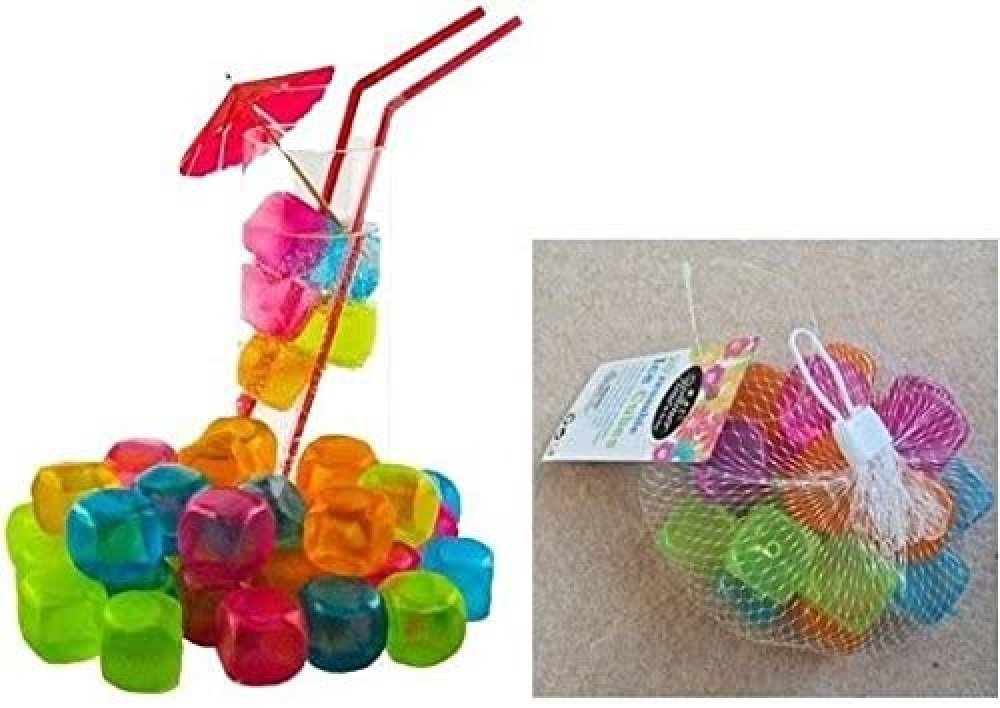 Luna24 simply great ideas... Eiswürfelform Eiswürfel Kunststoff bunt 25 Stück, Set., (25-tlg)