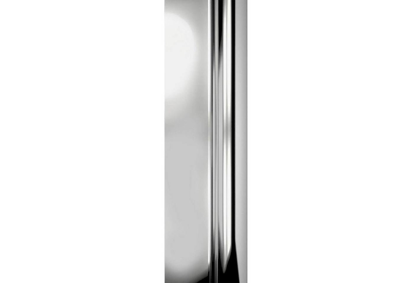 Schulte Badewannenfaltwand Angle 112 x 142 cm ESG, Glas, 2-teilig mit Festelement Chromoptik Bild 4