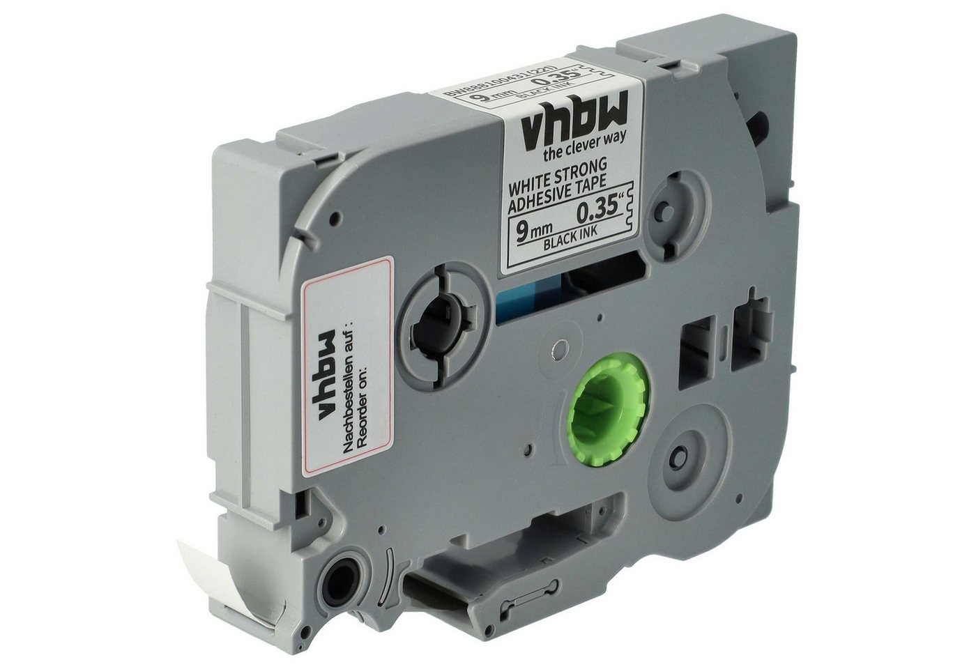vhbw Beschriftungsband passend für Brother PT P300BT, P700, H75, H75S, P750 Etikettendrucker, Hochwertige Patrone für Ihren Etikettendrucker, Kompatibel und