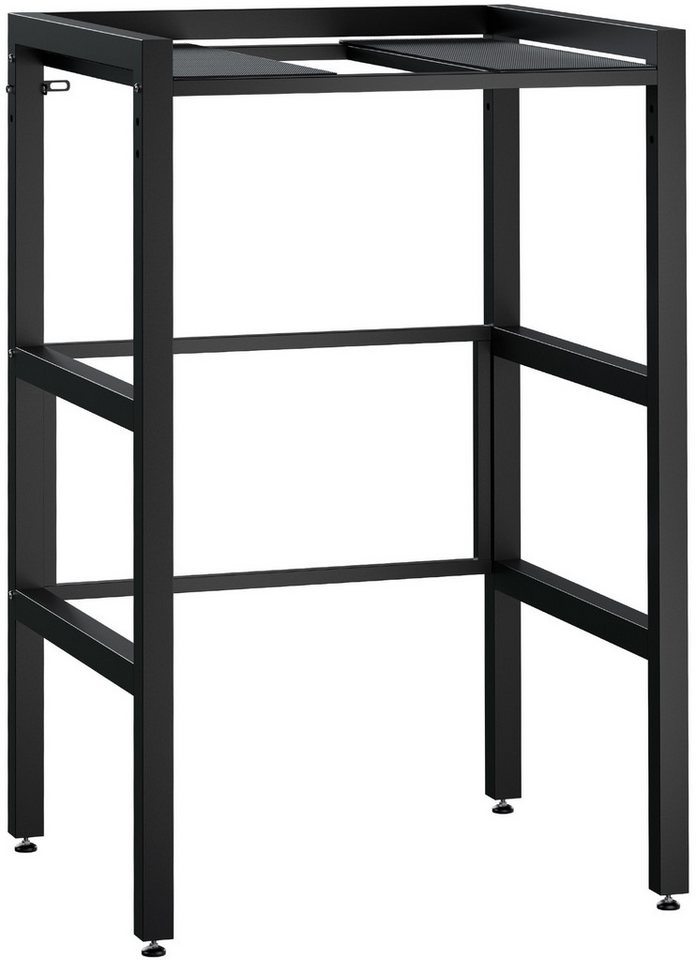 TPFLiving Waschmaschinenunterschrank Taverno (Robustes Waschmaschinenregal mit hoher Tragkraft, Ideal als Überbau oder Basis für Waschtürme) Schnelle und einfache Montage Bild 3
