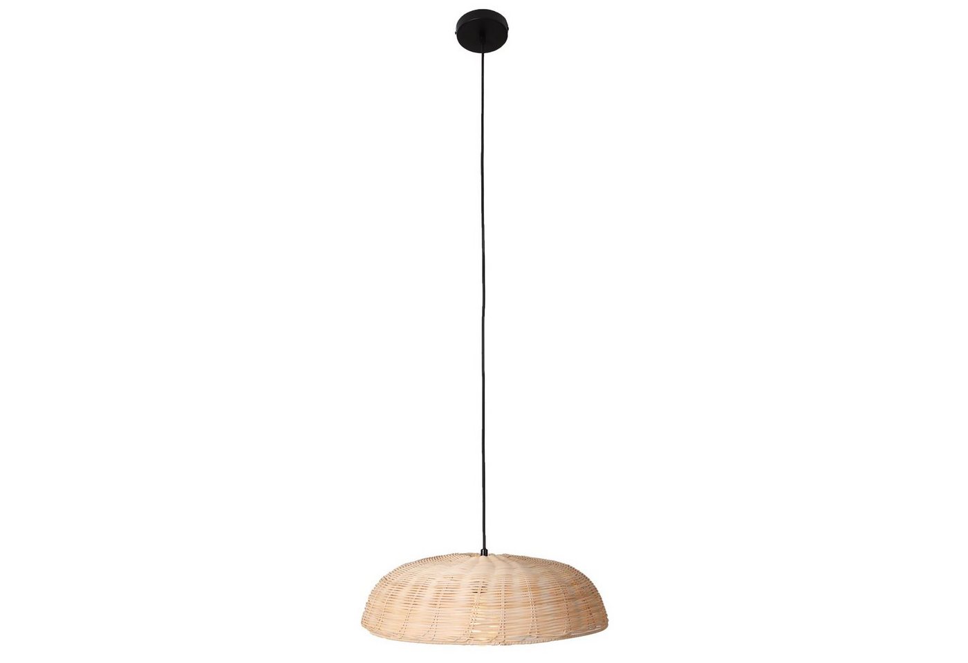 Home4Living Pendelleuchte Hängeleuchte Pendeleuchte Ø 48cm Rattan E27 Küchenlampe, ohne Leuchtmittel, Rattan Bild 3