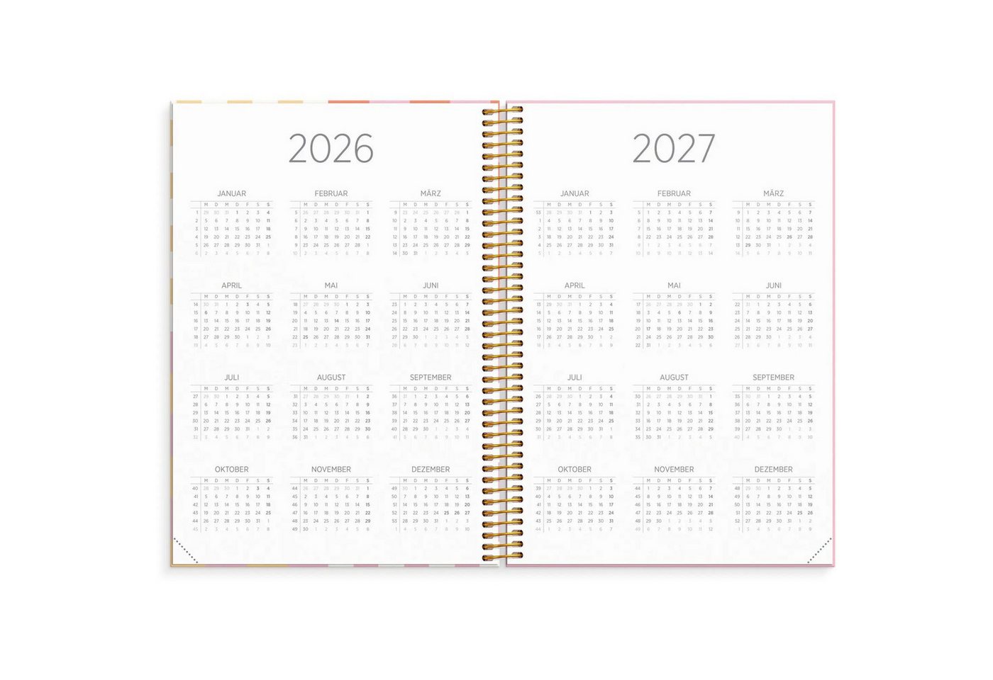 Jahresplaner Organizer & Notes A5 Checkered 26/27 17M Bild 3