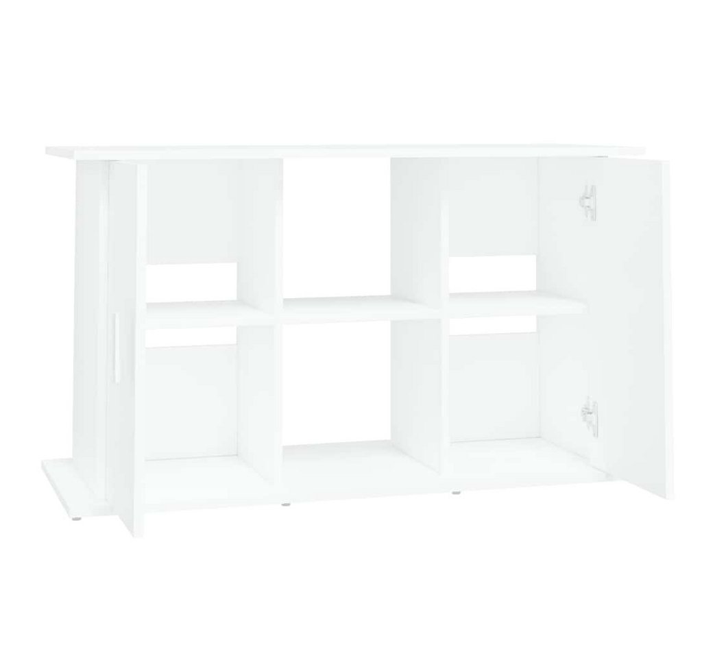 furnicato Aquariumunterschrank Aquariumständer 101x41x58 cm Weiß Stabiler Aquariumschrank mit Ablagefächern für dein Zubehör in Weiß
