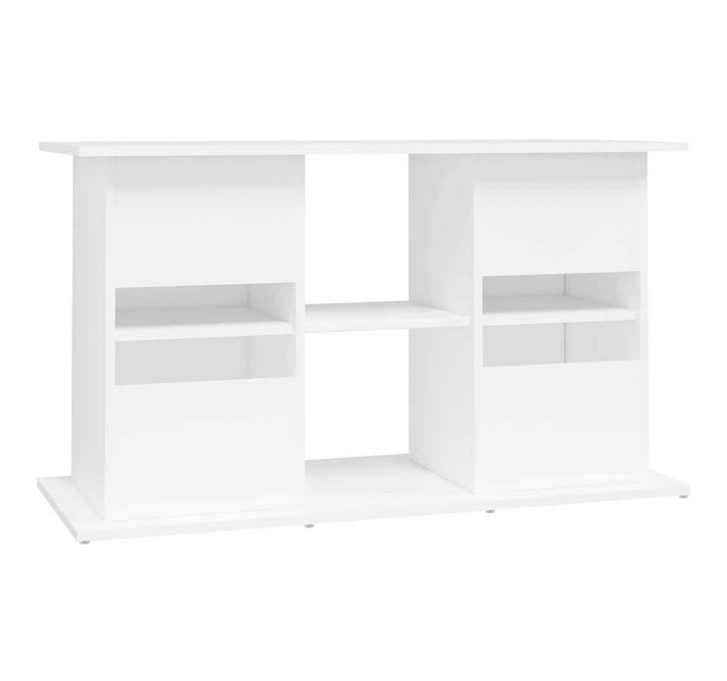 furnicato Aquariumunterschrank Aquariumständer 101x41x58 cm Weiß Stabiler Aquariumschrank mit Ablagefächern für dein Zubehör in Weiß Bild 3