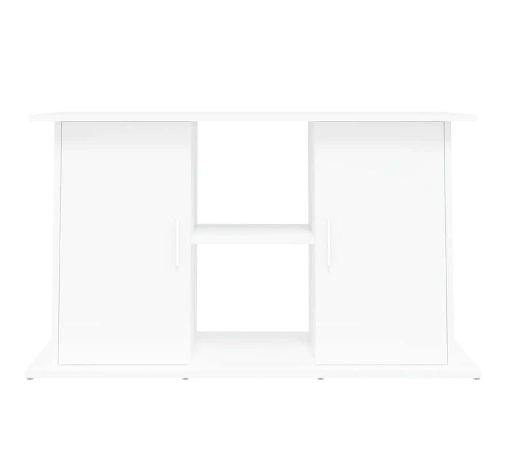 furnicato Aquariumunterschrank Aquariumständer 101x41x58 cm Weiß Stabiler Aquariumschrank mit Ablagefächern für dein Zubehör in Weiß Bild 5
