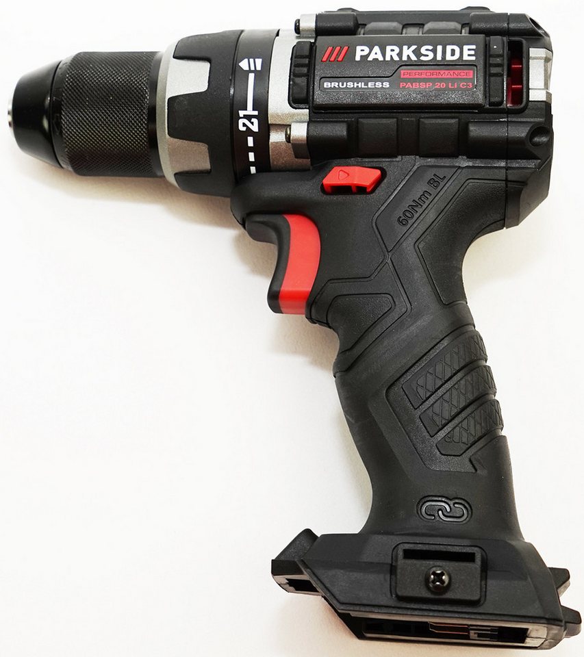 PARKSIDE PERFORMANCE® Akku-Bohrschrauber 20 V PABSP 20 Li C3, inkl. Akku (2Ah) und Ladegerät (2,4A) 1 Stück, 20 V, max. 2000,00 U/min Bild 5