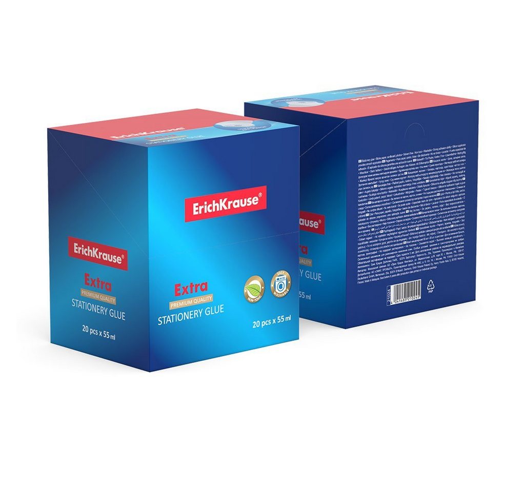 Erich Krause Klebestift, Flüssigkleber haftstark Silikonapplikator 55ml wasserlöslich 1 Stück Bild 4