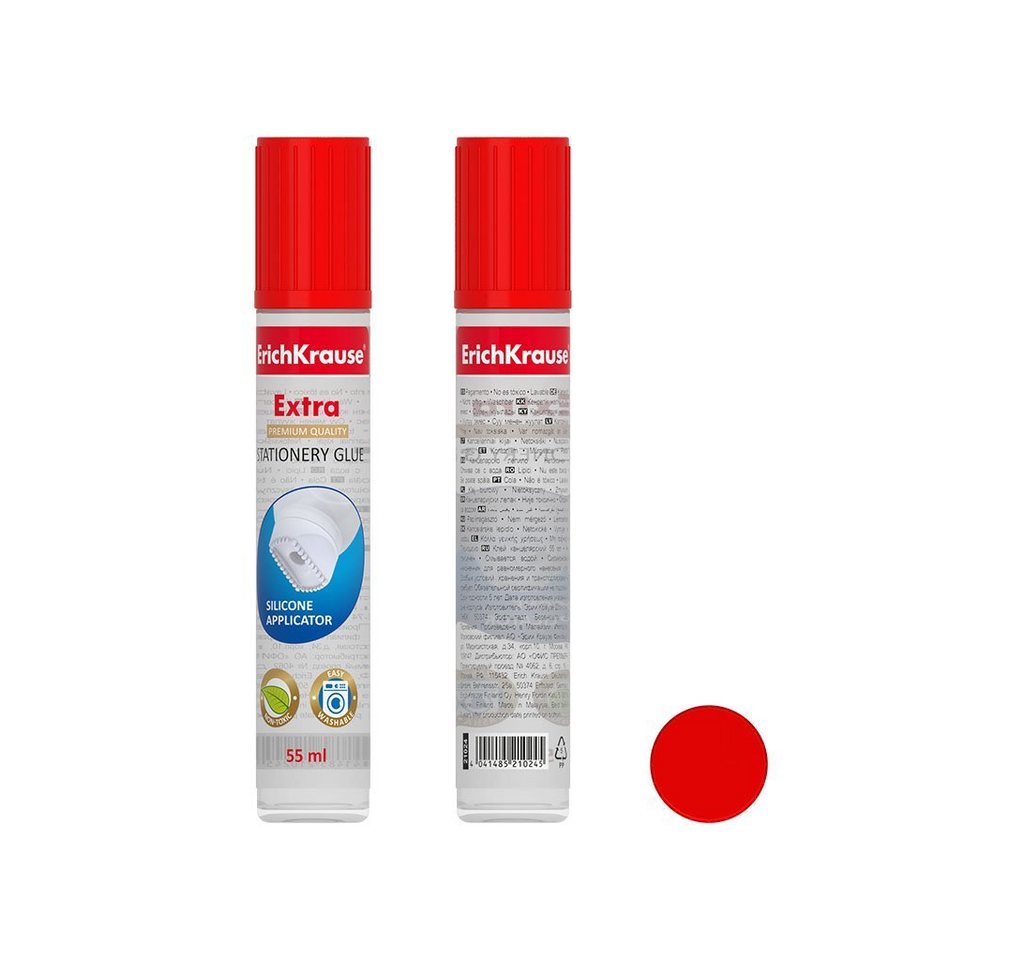 Erich Krause Klebestift, Flüssigkleber haftstark Silikonapplikator 55ml wasserlöslich 1 Stück Bild 5