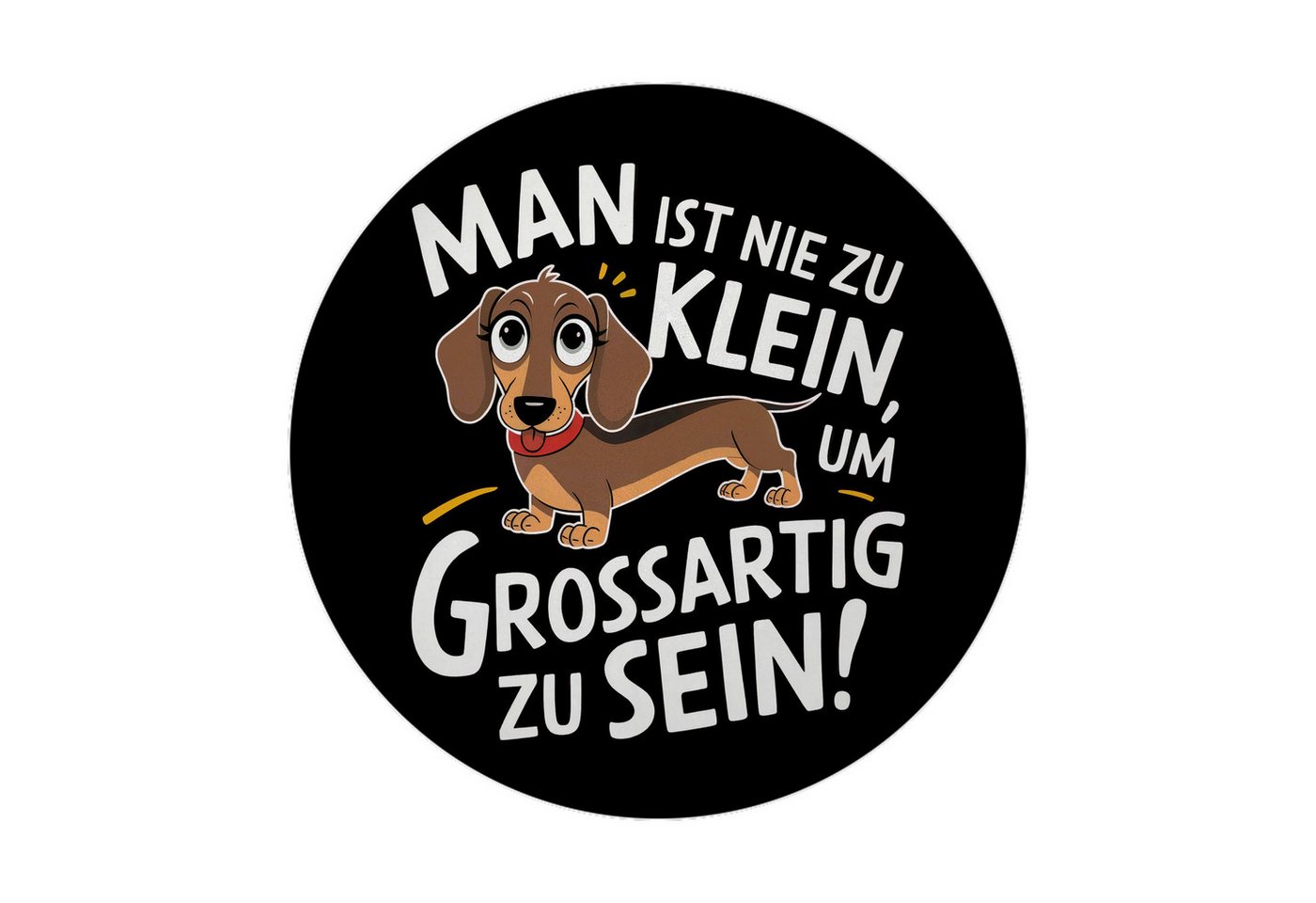 speecheese Magnet Fröhlicher Dackel - Großartig sein Magnet mit Flaschenöffner
